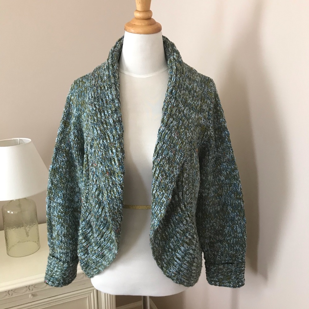 DRESS BARN CARDIGAN SWEATER SILK BLEND